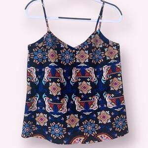 Yumi Kim Revolve Bold Multi Color Cami Tank Top Small NWT